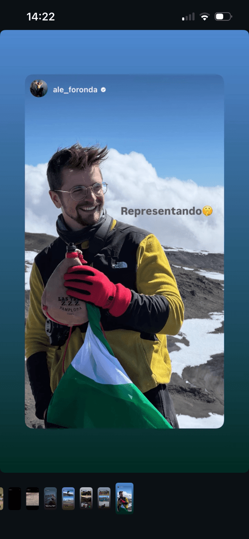 Ale Foronda, alpinista y director técnico de la expedición al Kilimanjaro
